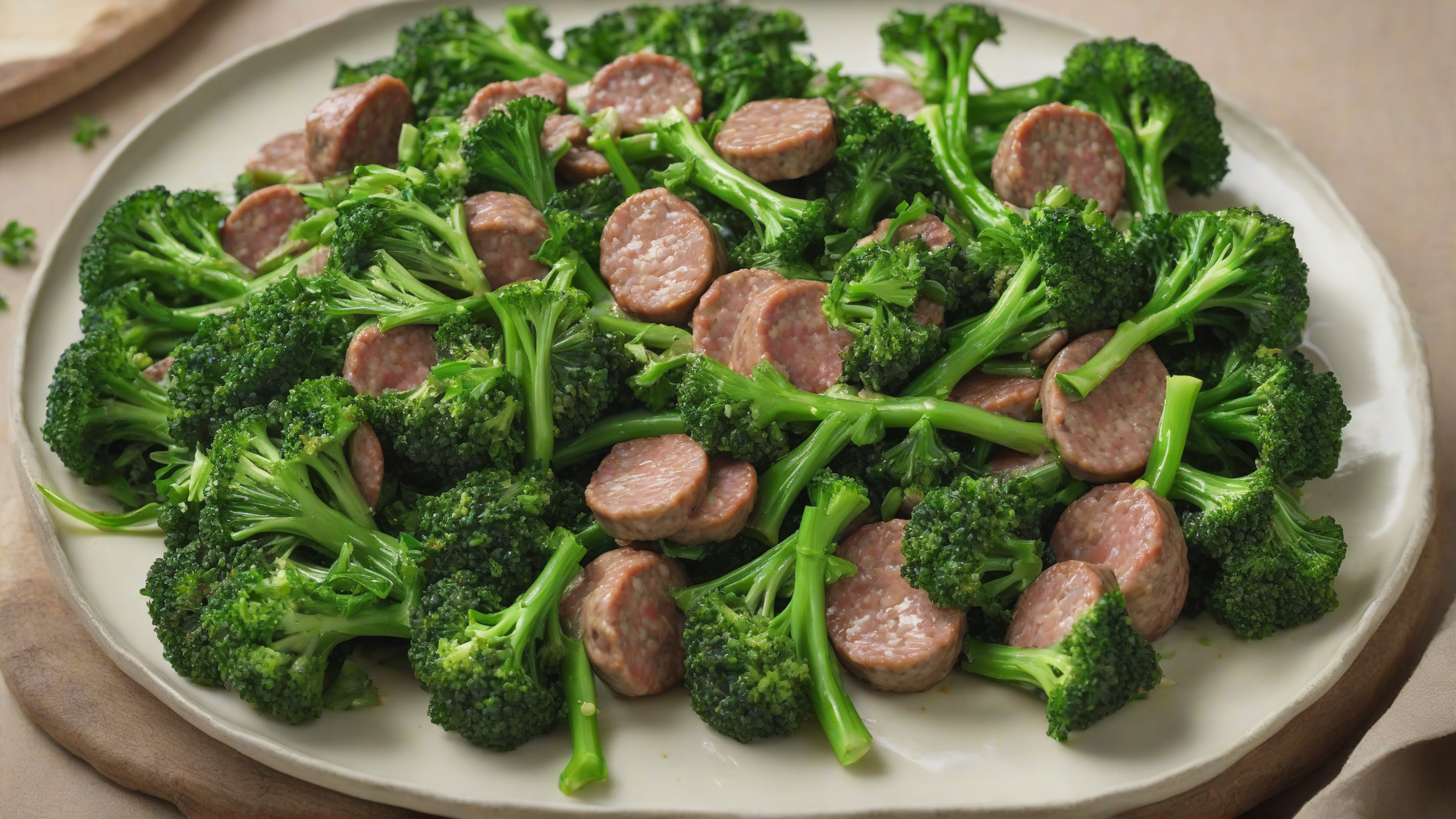cime di rapa e salsiccia